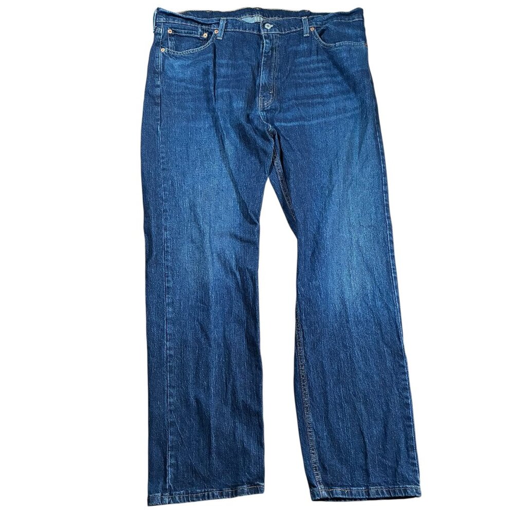 Levi's 505 Men's Dark Regular Fit Straight Jeans 42x32